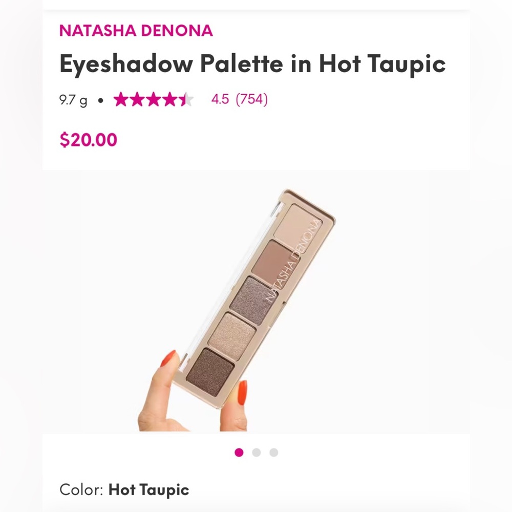 Natasha Denona - Eyeshadow Palette in Hot Taupic - NIB